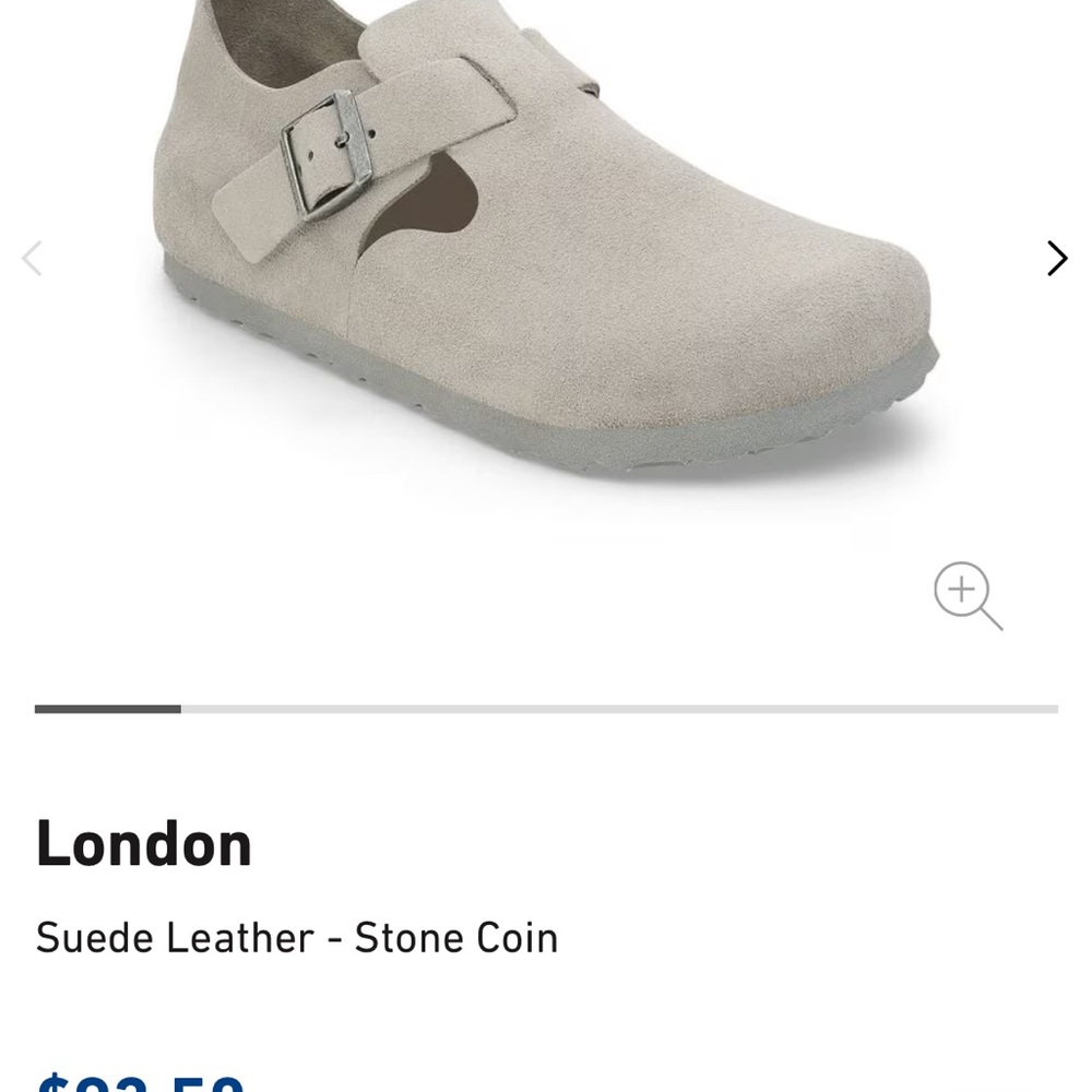 Birkenstock London in Stone Coin s